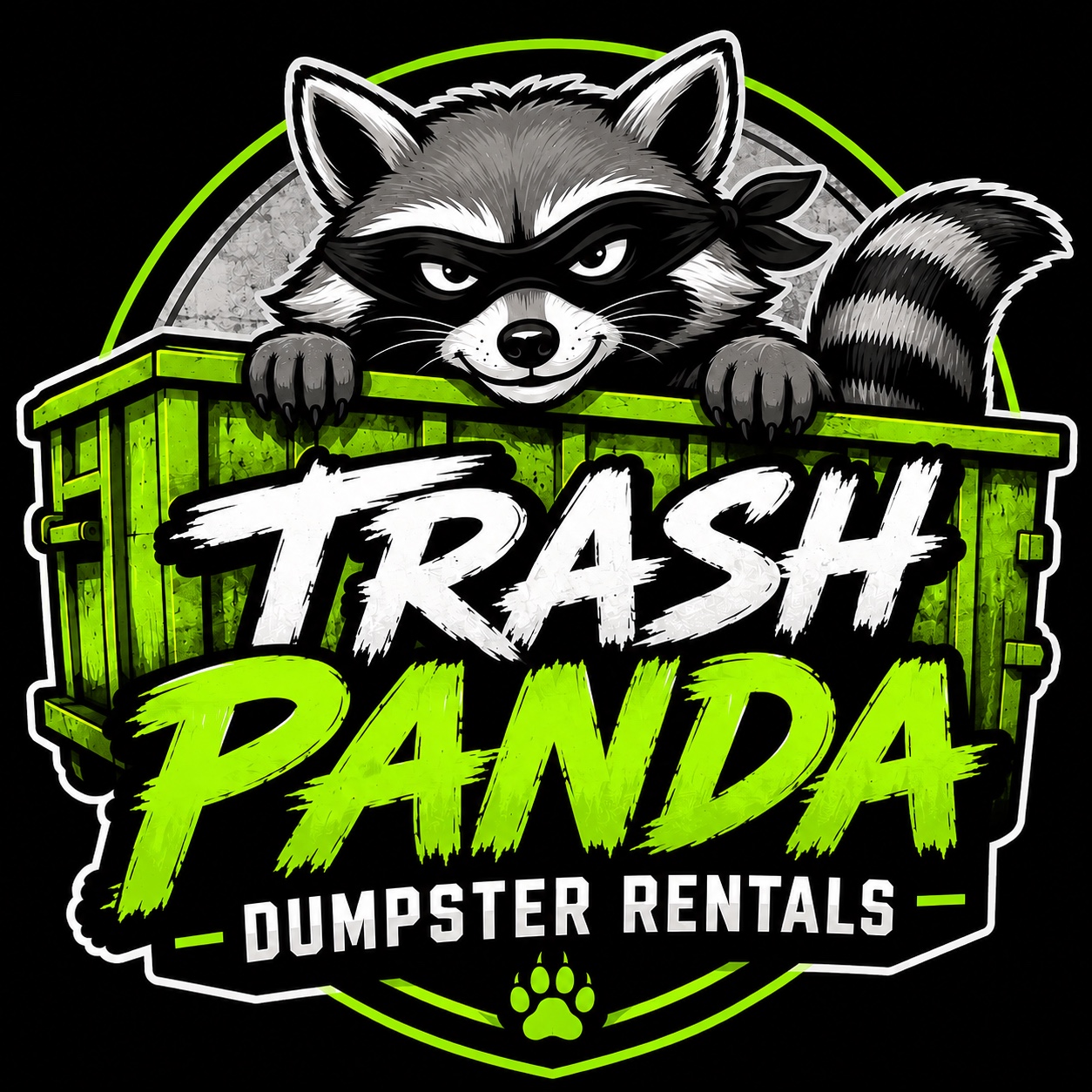 Trash Panda Dumpster Rentals logo